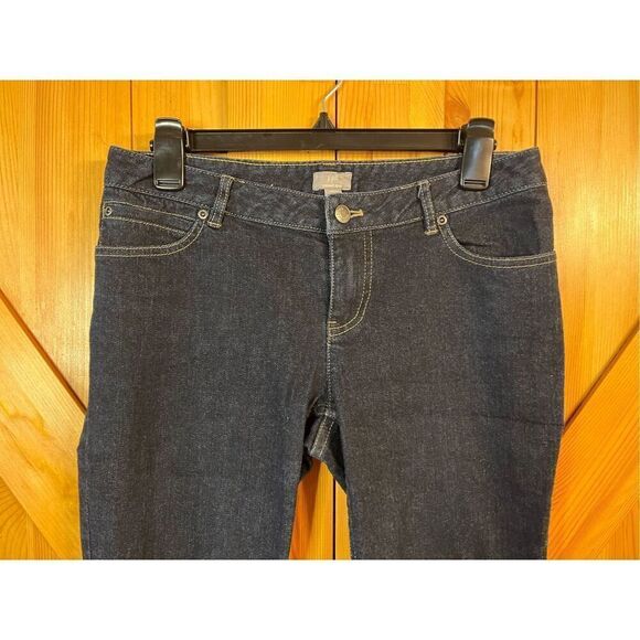 J Jill skinny jeans, stretch size 4 mid rise dark wash (3407) - Picture 3 of 8